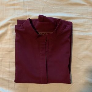 Figs | Rafaela Scrub Top - Deep Purple